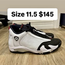 Jordan Retro 14s Black Toe Size 11.5
