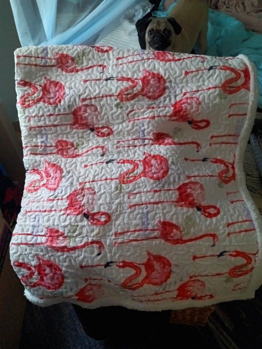 Flamingo Blanket 