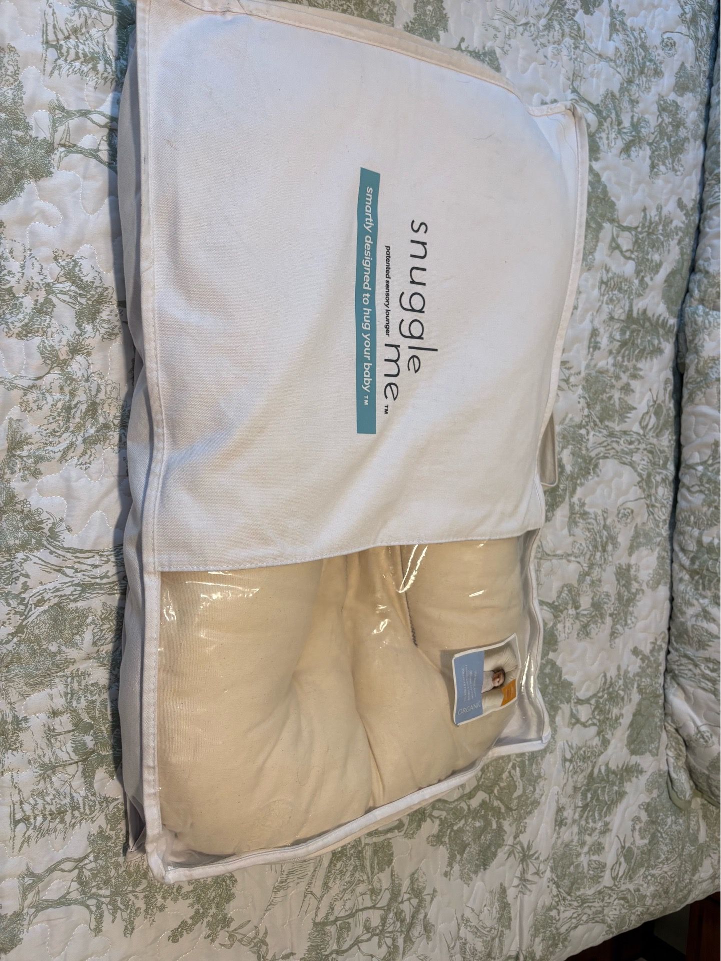 Snuggle me organic baby sleeper