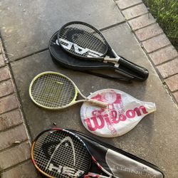 Tennis rackets