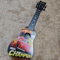 Rare Disney Pixar Cars 2 Flying Lap Champions Ukulele