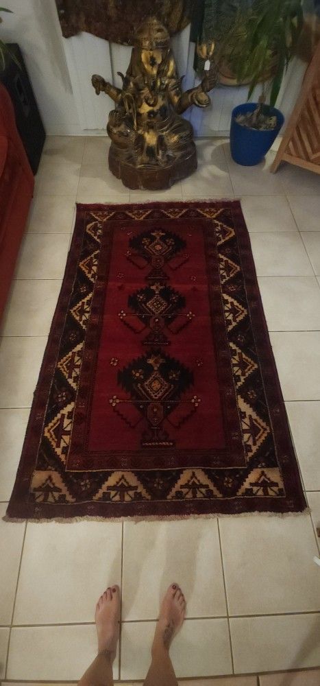Antique Afganastan Kazah Carpet