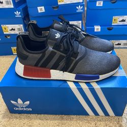 NMD R1 Core Black/Semi Lucid Blue/Glory Red (US10.5)