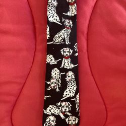 Tie Dalmatian Kisses 3 3/4 Inch At Widest 