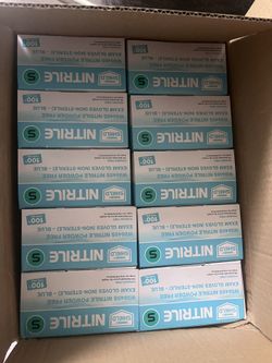 Whole box of size Small Powder free Gloves
