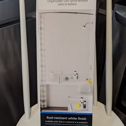 Tension Rod Bath Organizer