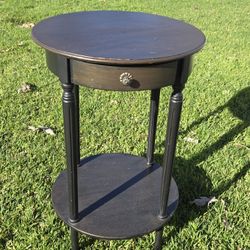 Vintage Round Side Table 