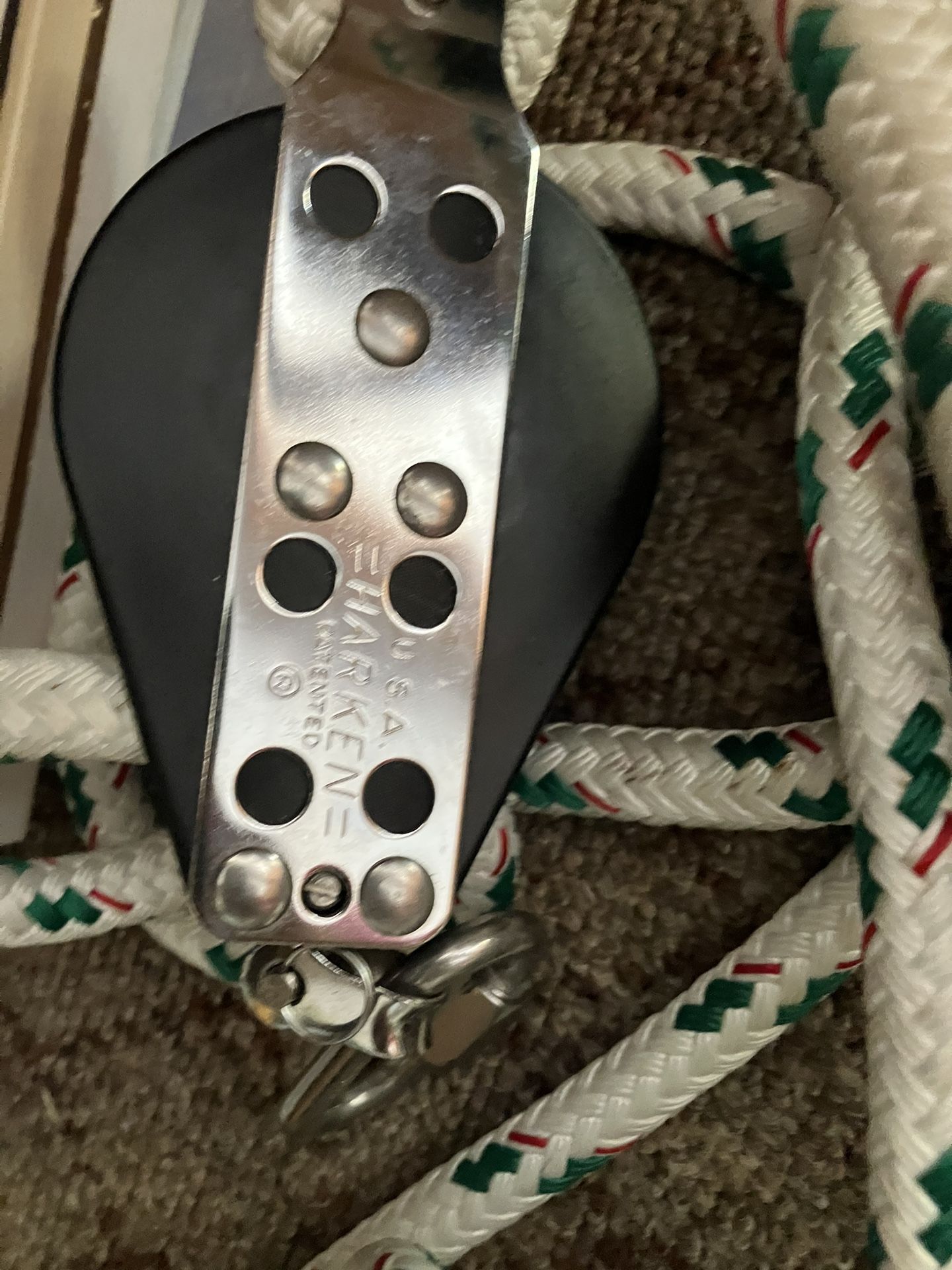 Harken Bosun Chair With Ropes, Pulleys And Bag