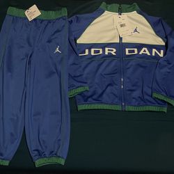 Nike Jordan 2 Piece Set Tracksuit Baby Toddler Kid Size 4T