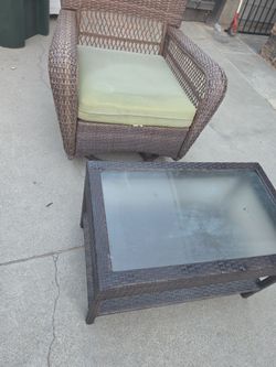 PATIO chair plus small patio table Martha living Namebrand