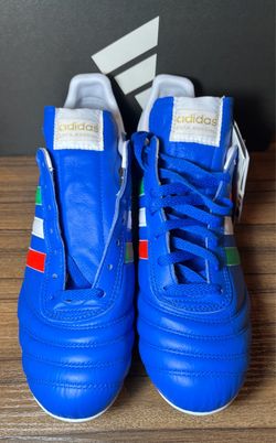 New adidas Copa Mundial Football/Soccer Boot/Shoe Italy Blue Limited Collection Kangaroo Leather Size 10 US