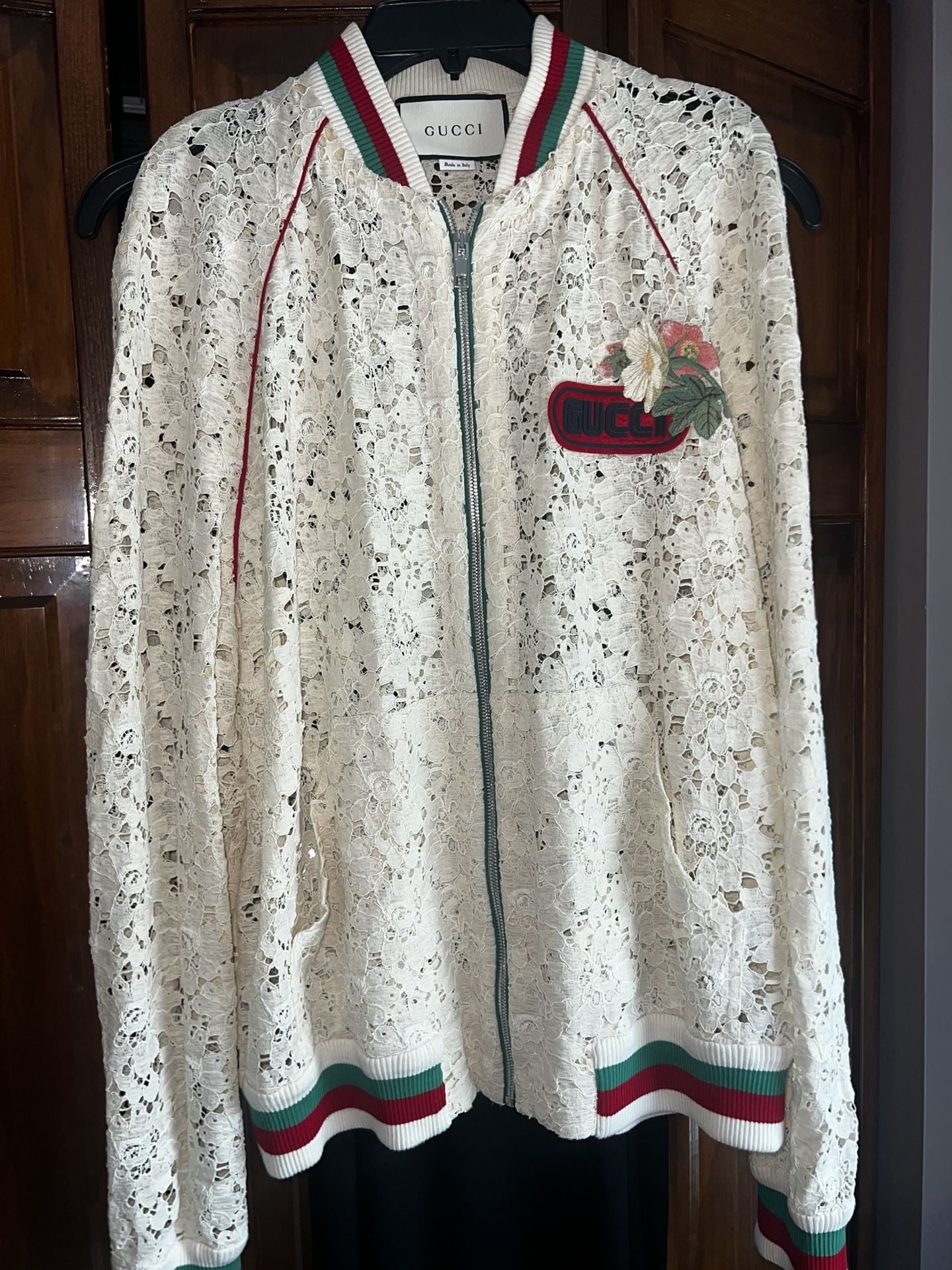 Lace Bomber Jacket Size 44 & Pants Size 48
