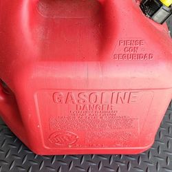 Three 5 Gallon Gas Canister- Only Used Once