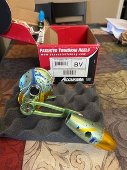 Accurate BV2-500NL SPJ ( Special Edition Mahi color )Fishing Reel ( left hand )