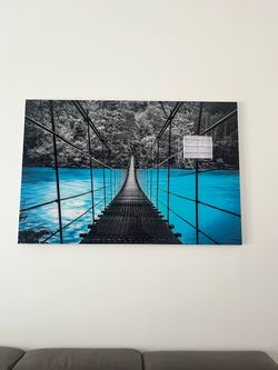 Large Suspension Bridge Wall Art Print
