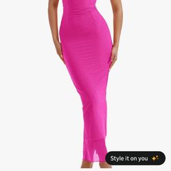 Beautiful Pink Dress New Large 