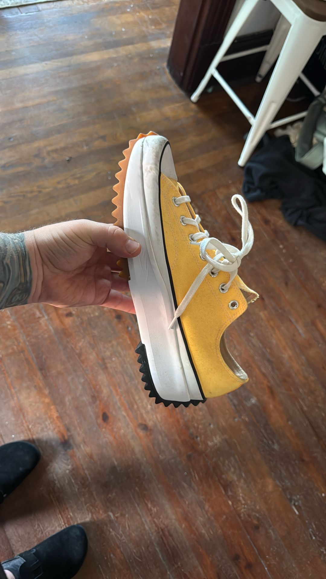 Yellow Chunky Converse