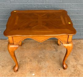 Wooden end table