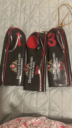 Vintage golf club covers