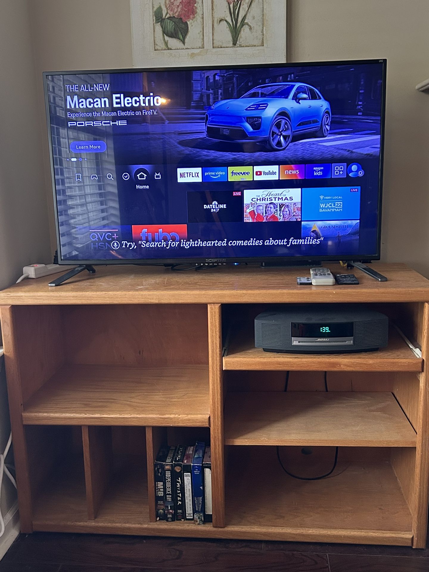 Wooden Entertainment center
