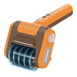 Electric Rechargeable Grill Brush,Grill Cleaner for Outdoor Grill with 800 RPM Motor - Bristle-Free Stainless Steel Grill Cleaner with LED Light for B