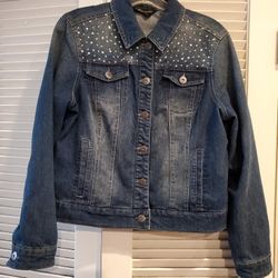 Denim Jacket, Sz. Petit Large $15