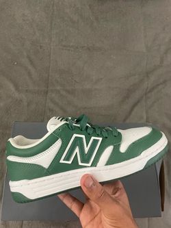 New Balance 480 Low Green White Sneakers