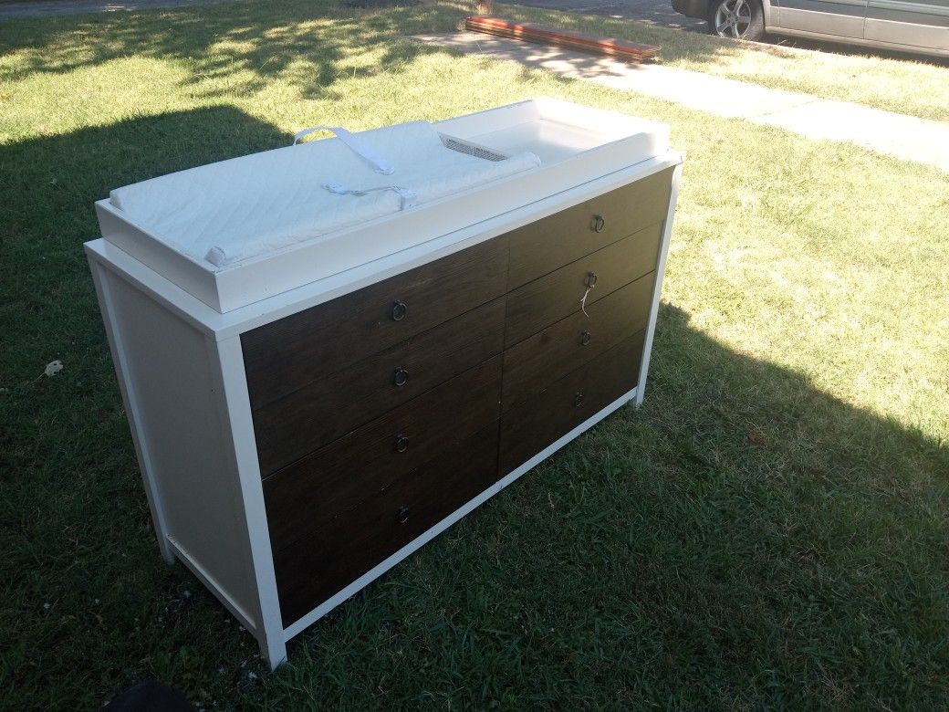 Dresser And Changing Table Combo