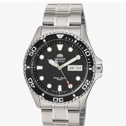 Orient Men's Stainless Steel Japanese Automatic / Hand-Winding 200 Meter Diver Style Watch