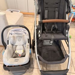 Uppa Baby Car Seat and Stroller