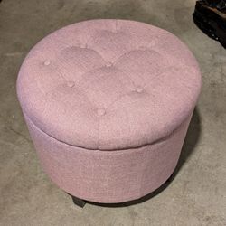 Light Purple Storage Ottoman