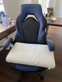 Blue Emerge Vertex Leather Office/Gaming Chair