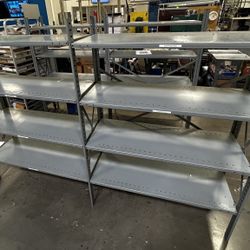 Heavy-Duty Garage Racks (Hallowell Steel, 8 Shelves)