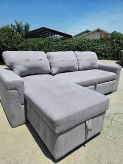 Sofa with Pull Out Ottoman and Chaise Storage 💥 Free Delivery 💥