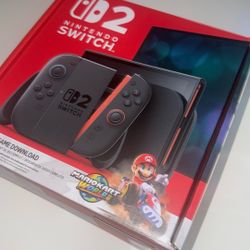 Nintendo Switch 2 Console + Mario Kart World Bundle (Digital Download in Console)