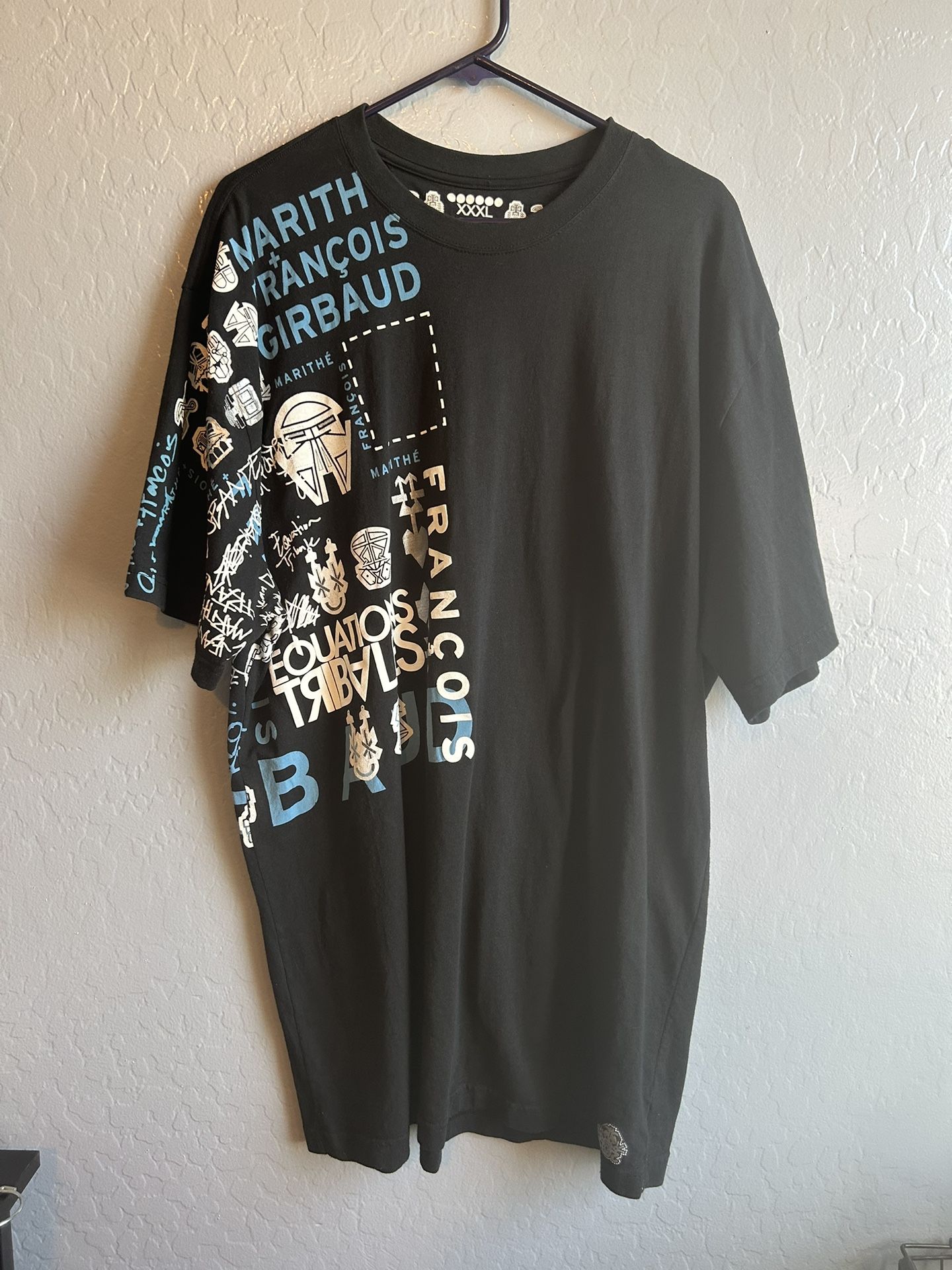 ★Marithe + Francois Girbaud★ MARITHE SIGN GRAPHIC TEE mela TOP - MARITHE FRANCOIS GIRBAUD