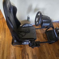 Racing Simulator Seat And Wheel G920