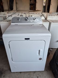 Maytag White Front-Load Dryer