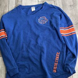 Victoria Secret Sequin Denver Broncos Sweatshirt Euc Medium 
