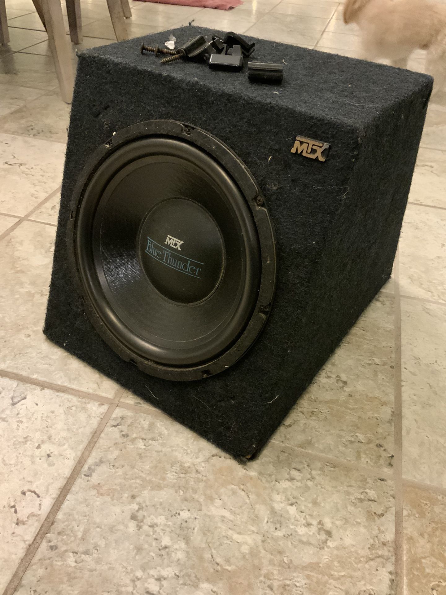MTX Blue Thunder Old School 10” Subwoofer With Sealed Box