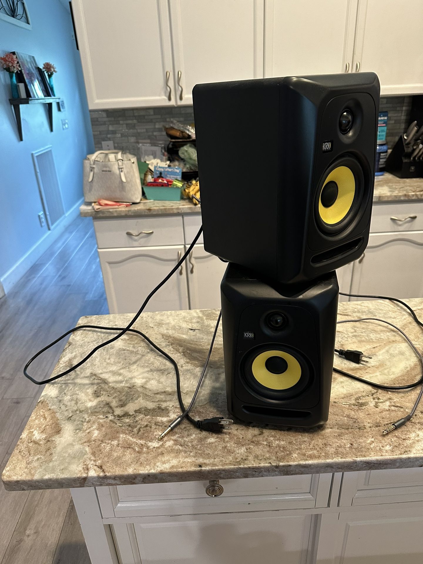 KRK Studio Monitors Both For Listed Price