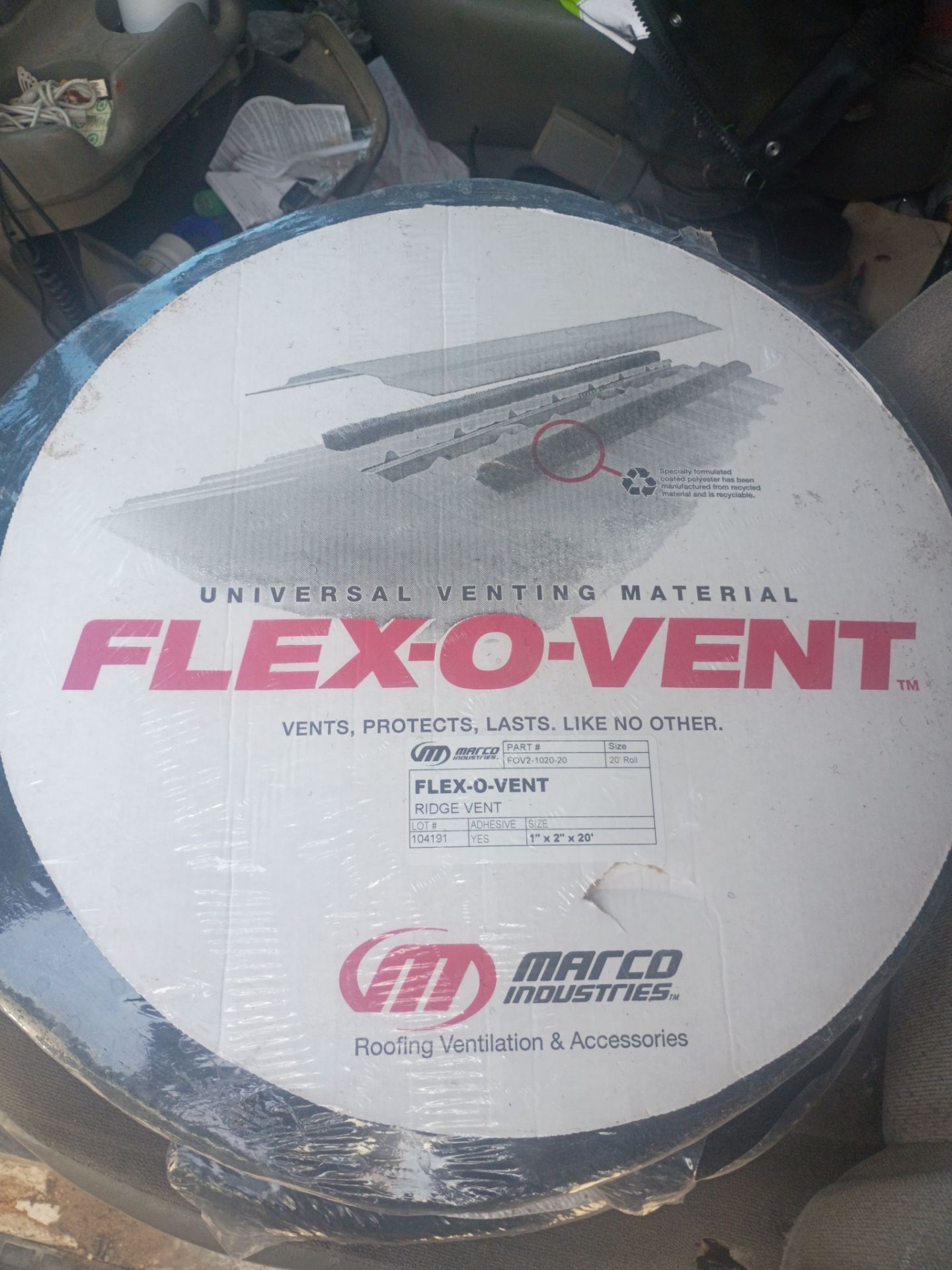 Flex-o-Vent Three rolls