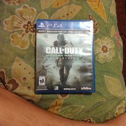 Call Of Duty Modern Warfare Remastered PS4