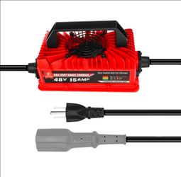 15 Amp 48 Volt Golf Cart Battery Charger- New