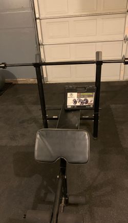Bench press barbell