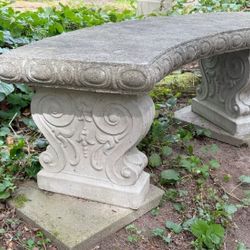 Beautiful Pure Concrete Bench!