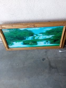 Musical moving waterfall moving picture