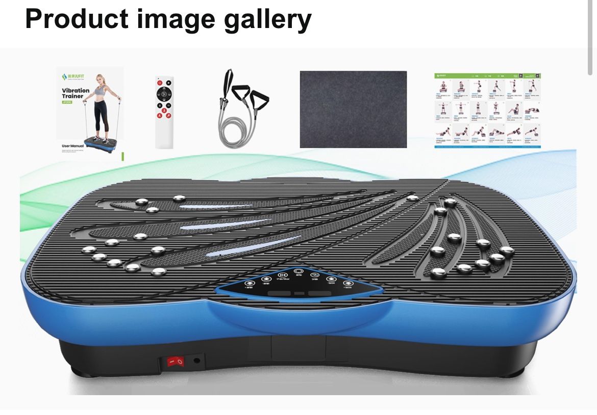 JUFIT Fitness Vibration Plate Exercise Equipment Whole Body Shape