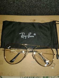 Ray Ban Sunglasses...Clear Tint...Aviators