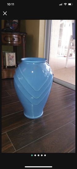 Lovely 16” Decorative Blue Vase